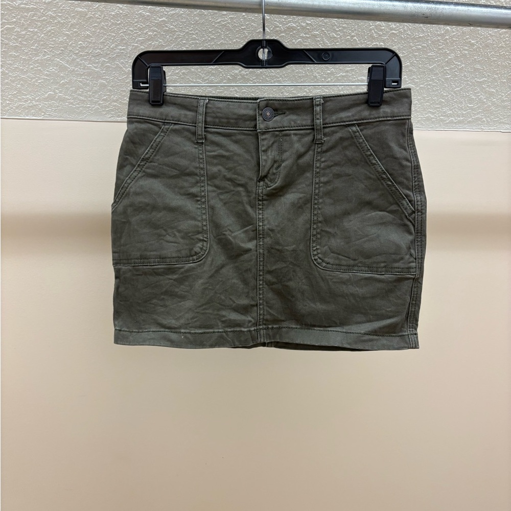 Abercrombie & Fitch Khaki Mini Skirt